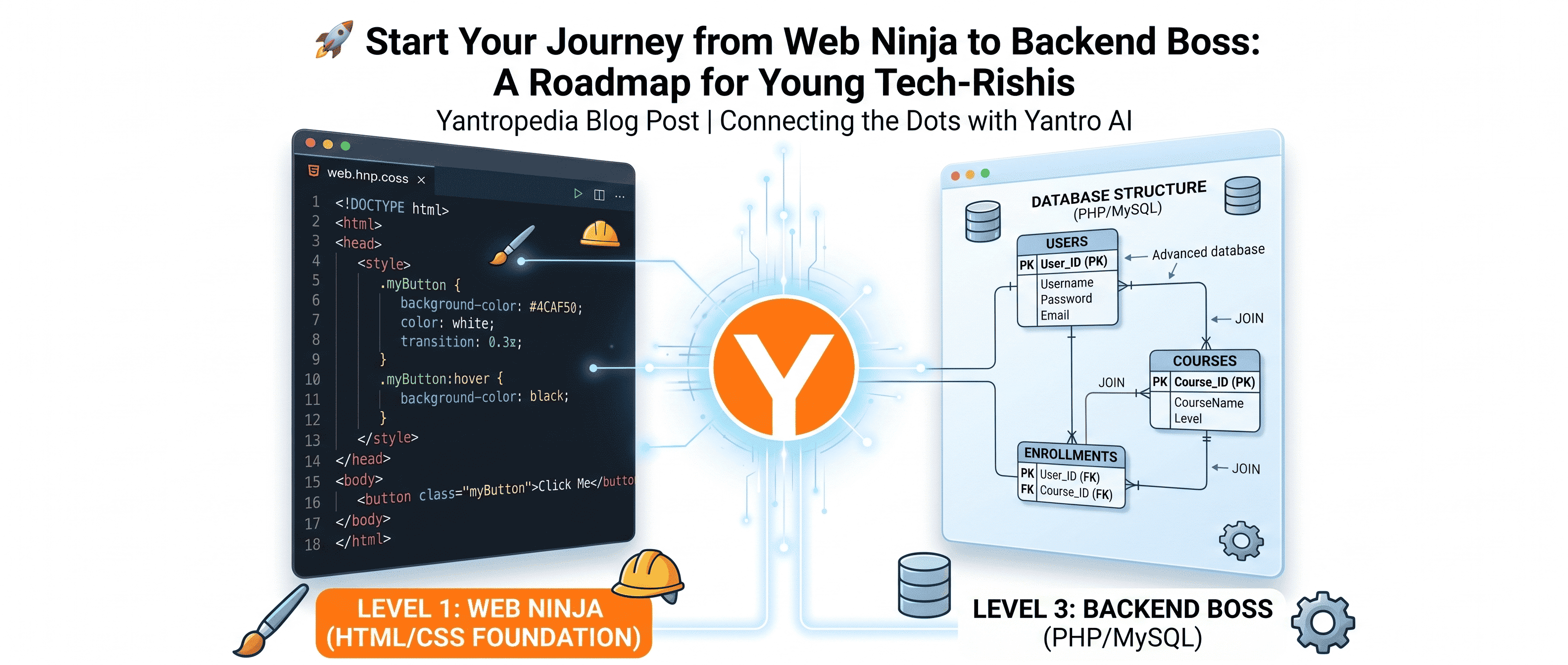 🚀 Start Your Journey from Web Ninja to Backend Boss: A Roadmap for Young Tech-Rishis